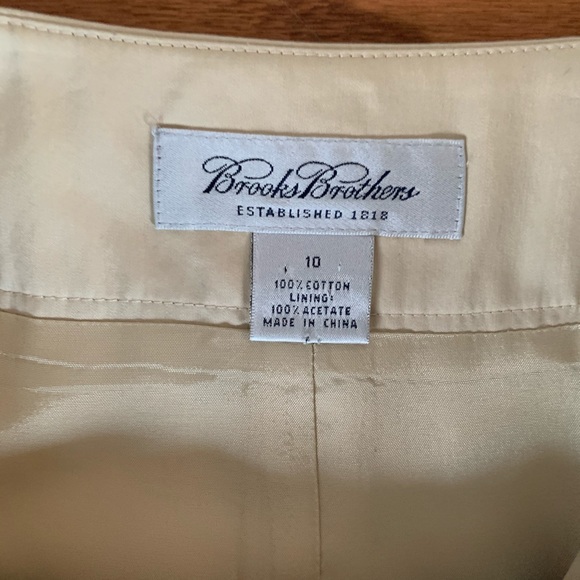 Brooks Brothers Lined Cotton Poplin skirt - Picture 2 of 3